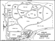 View Map of Santa Barbara Cemetery in PDF Format