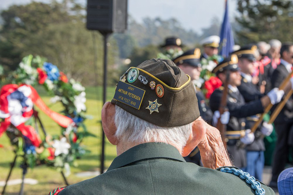 Photo from Veterans Day Ceremony at the Santa Barbara Cemetery