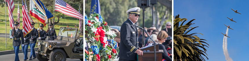 Photos from Veterans Day Ceremony at the Santa Barbara Cemetery